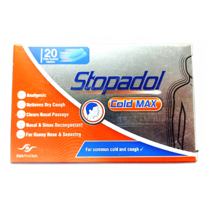STOPADOL COLD MAX FOR COMMON COLD & COUGH 20 FILM-COATED TABLETS